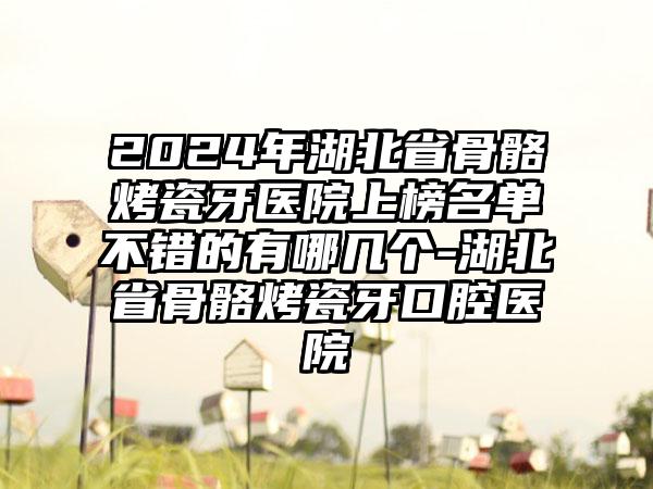 2024年湖北省骨骼烤瓷牙医院上榜名单不错的有哪几个-湖北省骨骼烤瓷牙口腔医院